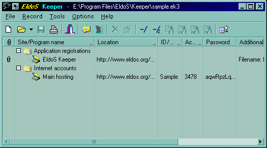 EldoS Keeper Screenshot